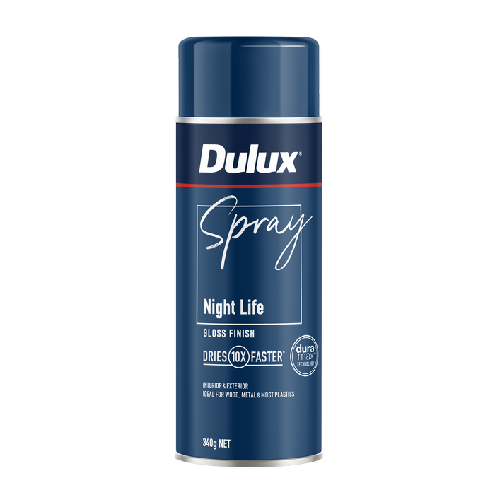 Dulux 340g Night Life Gloss Spray Paint