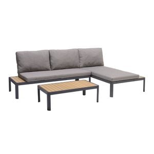 Mimosa 3 Piece Italica Aluminium Corner Set