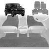 6D Diamond Car Floor Mats for Suzuki Jimny 2018-Current Manual-Full Set-Grey-Outback GT