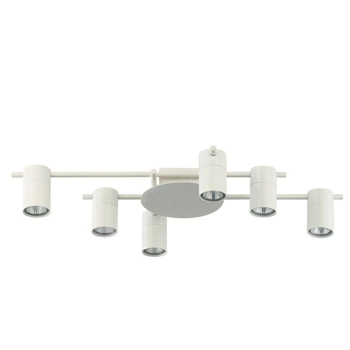 CLA Lighting Tache Interior Spot Ceiling Light (with Adjustable White 6 Heads) IP20