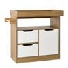 Oikiture Chest of Drawers Baby Changing Table Drawers Shelves Nursery Furniture