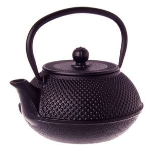 Teaology Traditional Japanese Design Durable Cast Iron Teapot 800ml Black