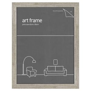 Picture Frames & Hangers Wall Hanging Sleek 42x54cm Print Frame Ash Home Decor