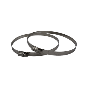 Pacific Air 150mm Stainless Steel Worm Clamp - 2 Pack
