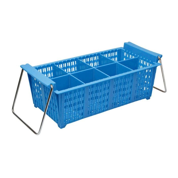 Caterrax Cutlery Flatware Basket With Handles 8 Compartments 425x200x150mm