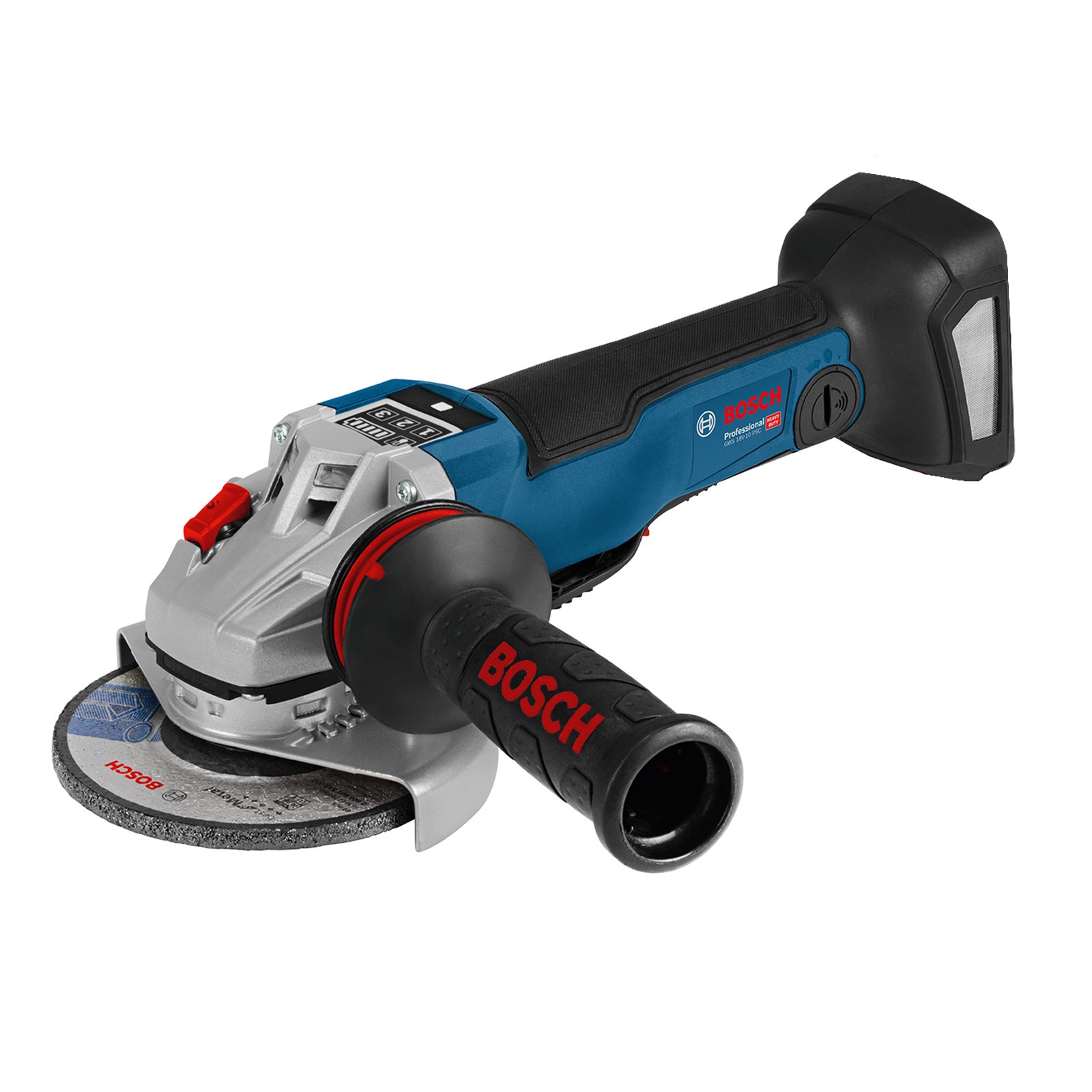 Bosch 18V Professional 125mm Brushless Paddle Switch Angle Grinder 06019G3F0B - Skin Only