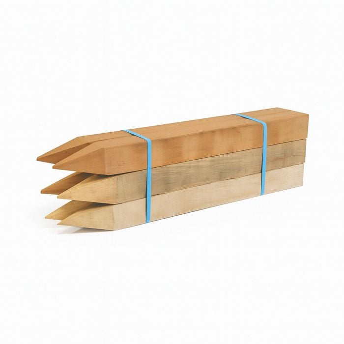 Lattice Makers 50 x 50 x 600mm Hardwood Stakes - 6 Pack