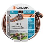 GARDENA 13mm x 15m Flex Fitted Garden Hose