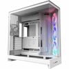 Nzxt H9 Flow Mid-tower Atx Case – Tempered Glass & Steel – White
