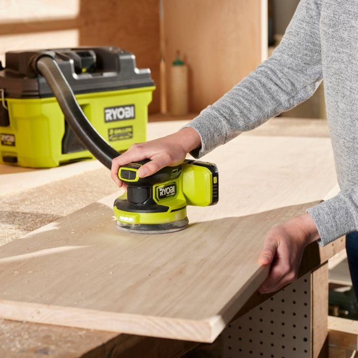 Ryobi 18V ONE HP 125mm Random Orbital Sander Tool Only Bunnings Australia