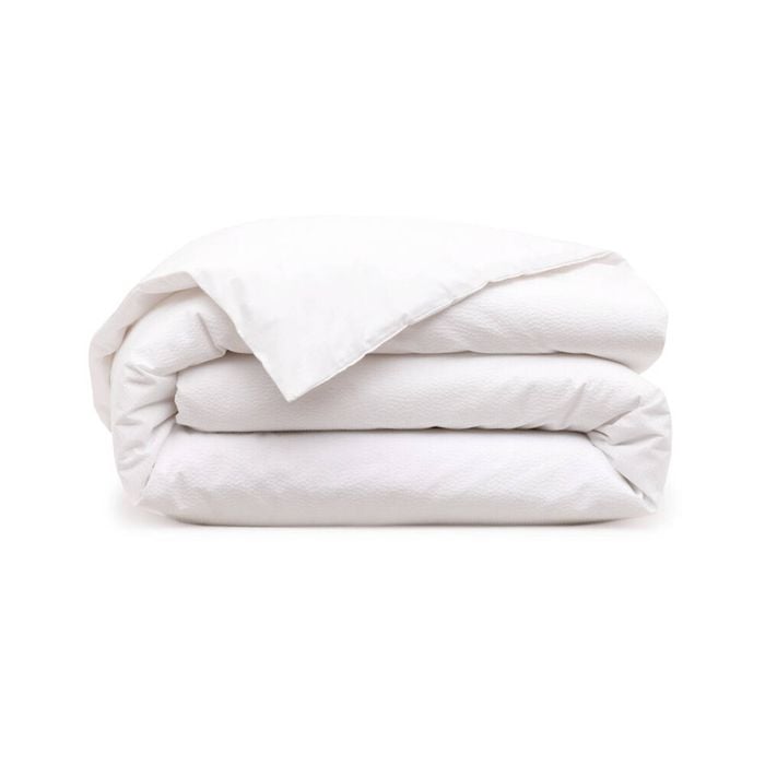 Lacoste L Songe Queen Size Bed Quilt Cover 100% Cotton Sateen 210x210cm Blanc