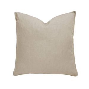 Bambury Linen Square Cushion - Pebble