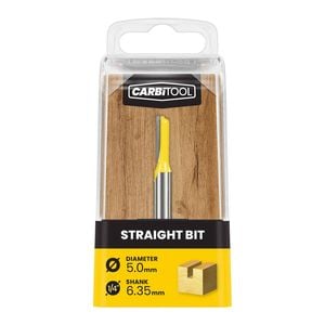 Carbitool 5.0mm TCT Router Bit