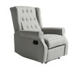 Linen Recliner Chair - Grey