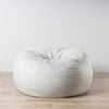 Pierre Fur Bean Bag - Silver Grey