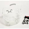 Go Easy White Front Bicycle Basket
