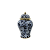 Elegant Collections Large Blue Lucy Ceramic Urn