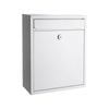 Sandleford White Napoli Wall Mount Letterbox