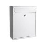 Sandleford White Napoli Wall Mount Letterbox