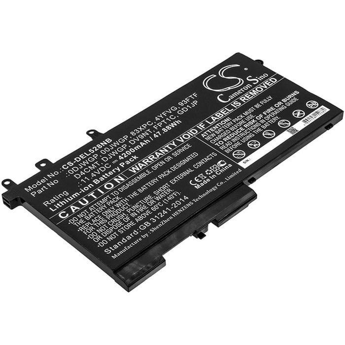 Cameron Sino 0djwgp, 00jwgp, 83xpc, 93ftf, D4cmt, Djwgp, Dv9nt, Fpt1c, Gd1jp Battery Replacement [cs-del528nb]