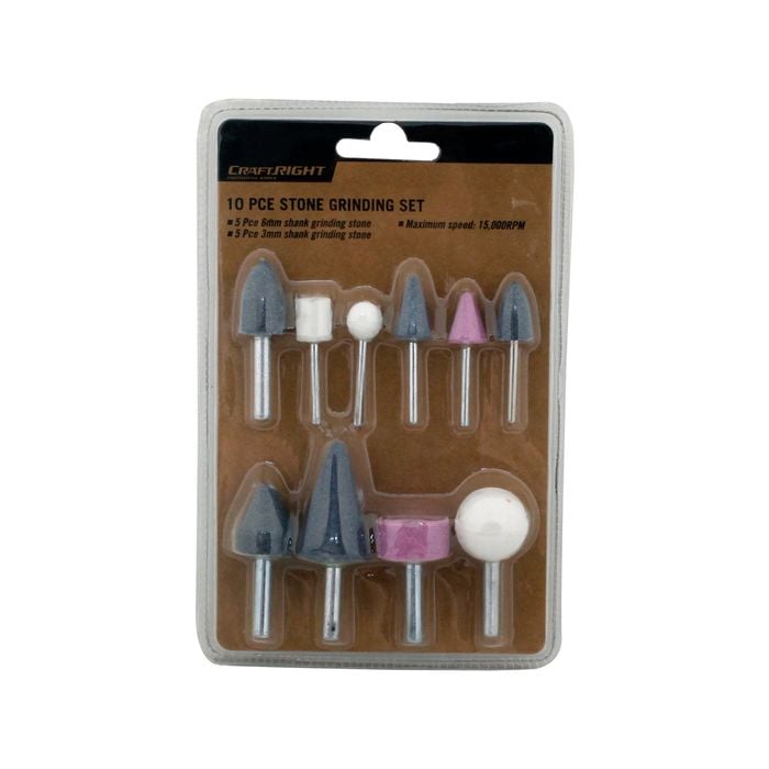 Craftright 10 Piece Stone Grinding Set