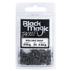 Black Magic Rolling Swivel With Snap Economy Pack 48kg (34kg Breaking Strain)