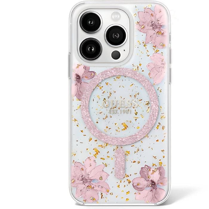 Guess Real Flowers & Glitter For Iphone 16