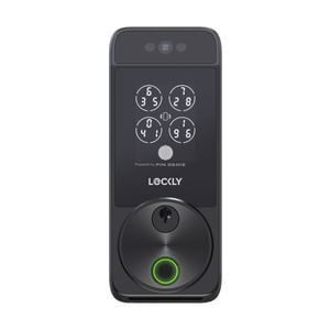 Lockly Black Matte Visage Zeno Smart Deadbolt