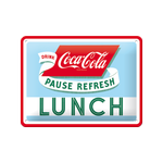 Nostalgic-Art Small Sign Coca-Cola - Lunch