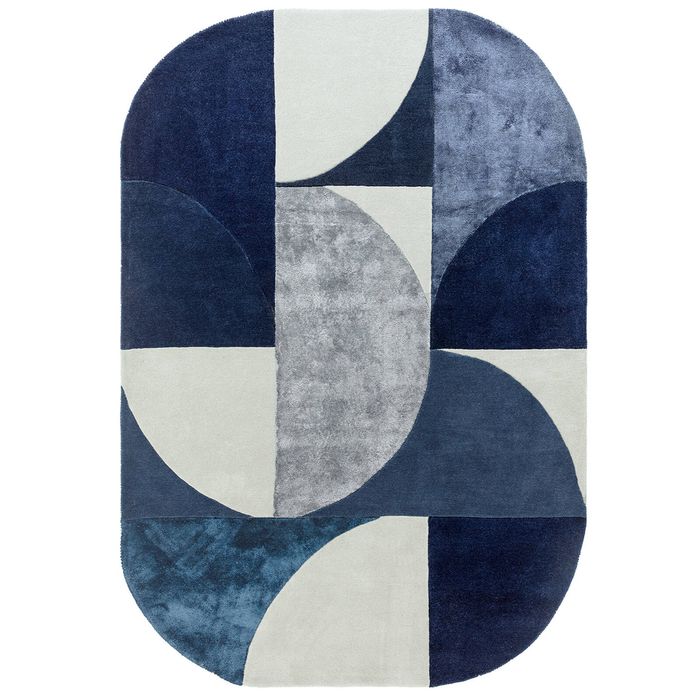Asiatic Oval Indigo 230x160cm Rug