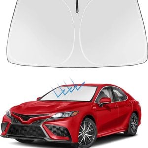 Windshield Sun Shade for Toyota Camry 2018-Onwards Blocks UV Rays Sun Visor Protector Sunshade