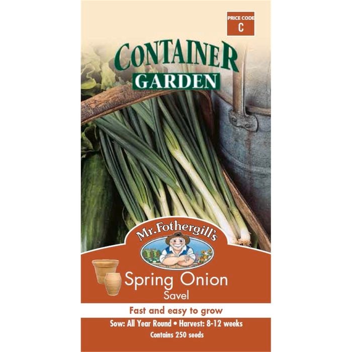 Mr Fothergill's Spring Onion Savel Container Seeds