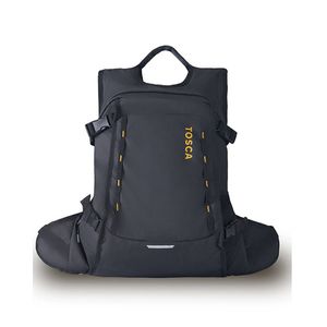 Tosca Delta Deluxe Outdoor Travel Adjustable Backpack Multipurpose Bag Black