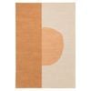 Loopsie-290cm X 200cm-malave Rust Orange And Cream Washable Rug