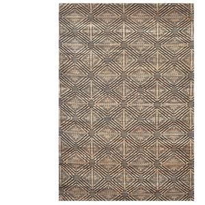 Inca Handwoven Tribal Jute Rug - 1094 - Natural/black - 160x230cm
