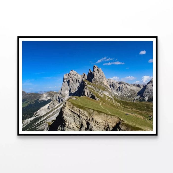 Rocky Mountain with a Road  Print 100% Australian Made 120x90cm  (Poster)