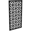 ProtectorAl 300-1200 x 1201-2400mm Satin Black/Gloss Black Morrocco Unframed Composite Deco Panel