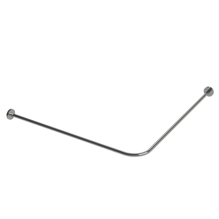 Emro 1650 x 1200 x 19mm Polished Stainless Steel Shower Rail