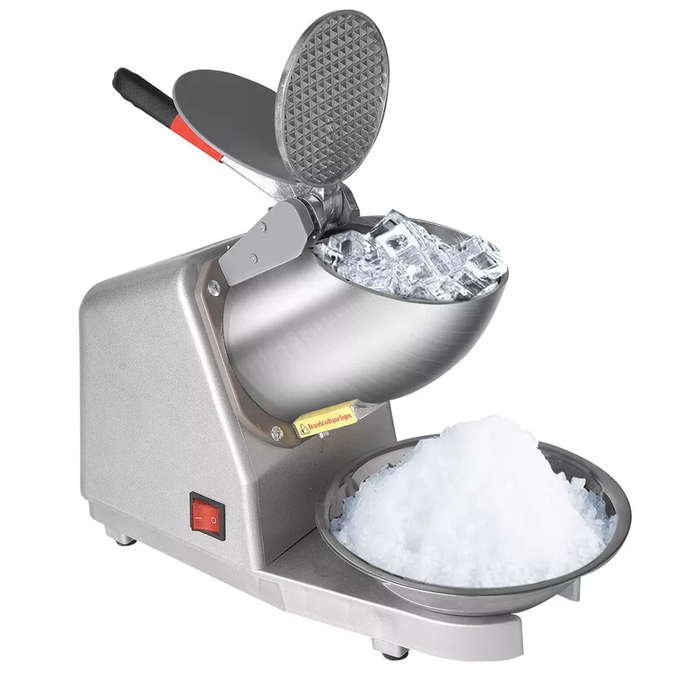 Provecta 300W Electric Ice Crusher Machine Stainless Steel Snow Cone Shaver 85kg/h AU Plug