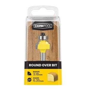 Carbitool 3.18mm Radius Round Over Router Bit