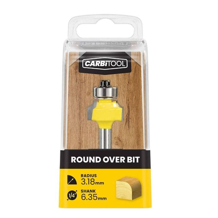 Carbitool 3.18mm Radius Round Over Router Bit