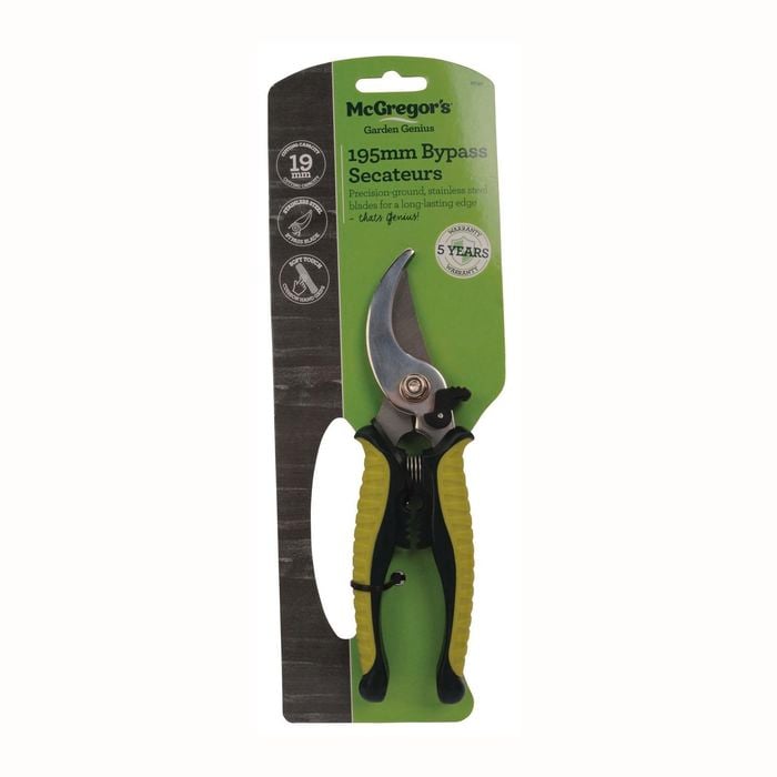 McGregor's Bypass Secateur with Stainless Steel Blade