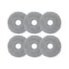 Catzon 6pcs Mop Pads For Roborock P20 Pro Qrevo Curv Edge Vacuum
