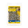 Zenith 8g x 25mm Chrome Plated Hinge Timber Screw - 100 Pack