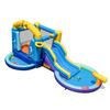 Costway Inflatable Jumping Castle Wet Dry Bounce House Water Slide w/680W Blower
