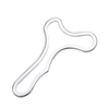 NNEOBA Stainless Steel Gua Sha Scraping Massage Tool Muscle Scraper Silver