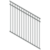 ProtectorAl 350-1200W x 1200H Monument DTR All Up Pool Fence Panel Raked 16-30º