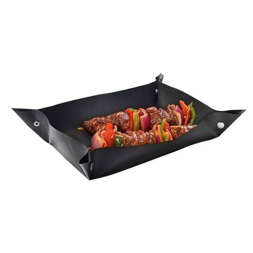 Grand Fusion Leakproof Non Stick Bbq Grill Mat 30 x 40cm Bunnings Australia