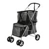 Pawz 2-Tier Pet Stroller Grey