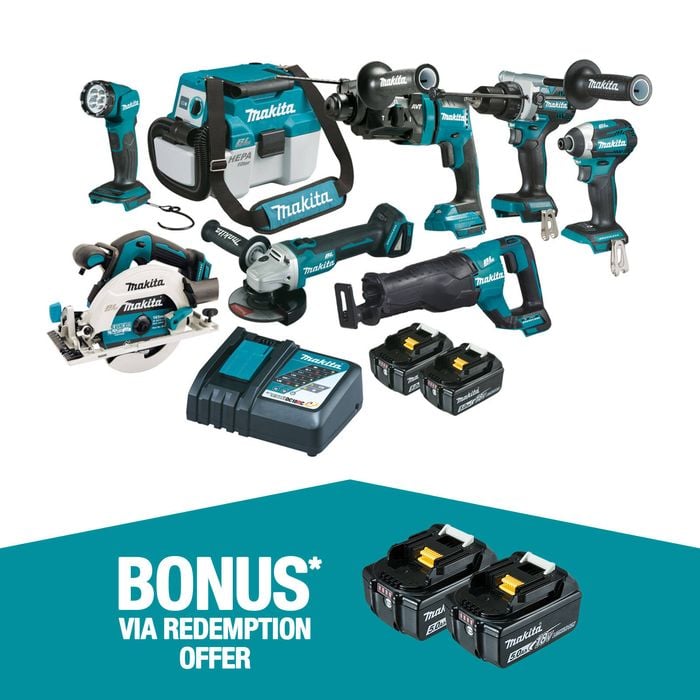 Makita 18V Brushless 8 Piece Combo Kit DLX8044TX1